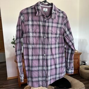 Ridgecut Purple Plaid Flannel - M